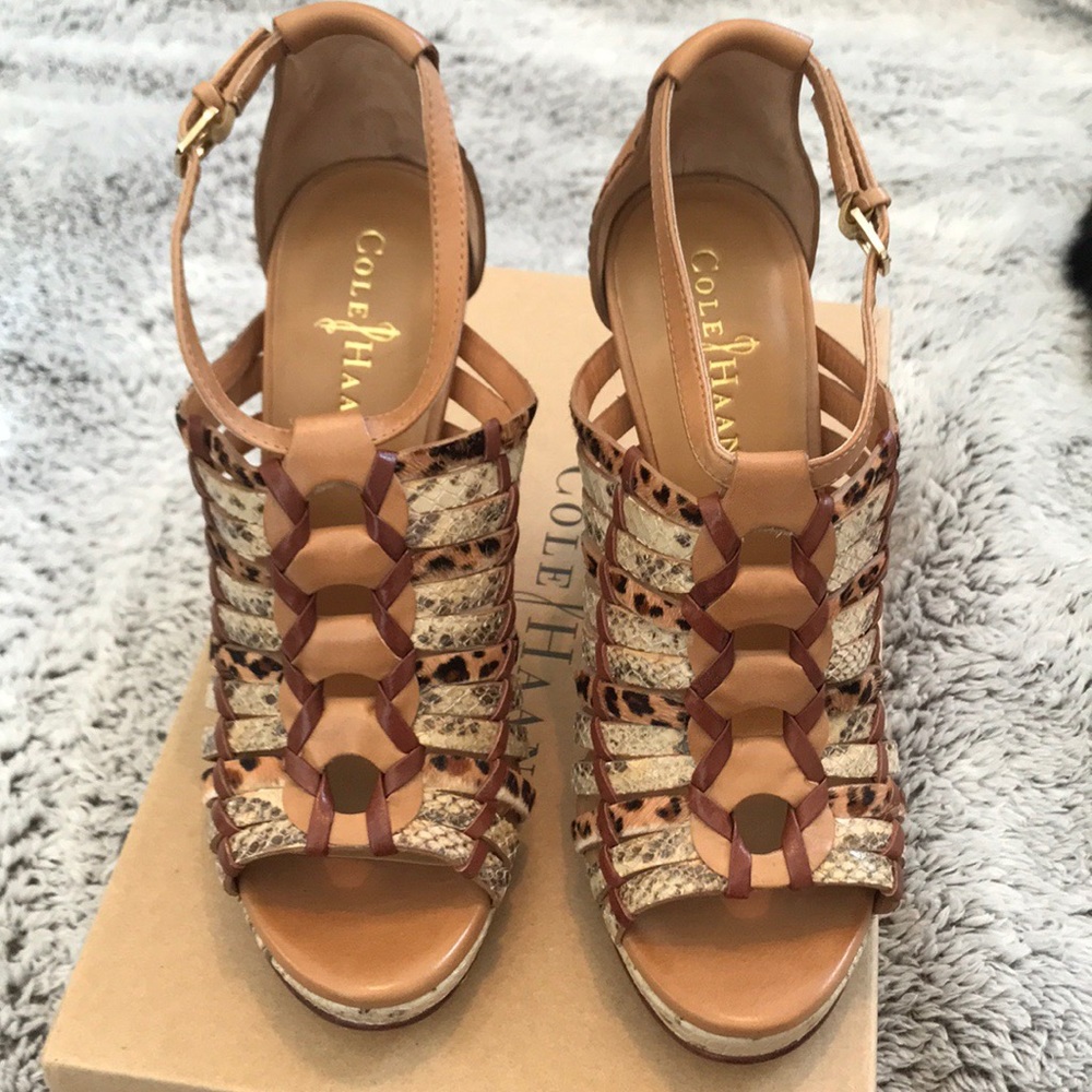 Cole Haan platform wedges